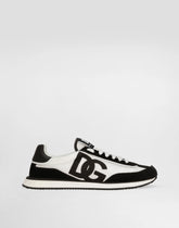 Mixed-material DG CUSHION sneakers